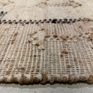 Alfombra de Yute Abstracta Moderna Hecha a Mano, Fibra Natural Ecológica, Alfombra Antideslizante - Product Image 3