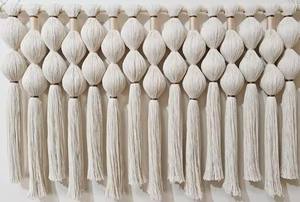 Macramé Grande Hecho a Mano, Decoración de Pared Esférica de Fibra, Adornos de Pared para el Hogar, Decoración de Lujo para Sala de Estar - Product Image 2