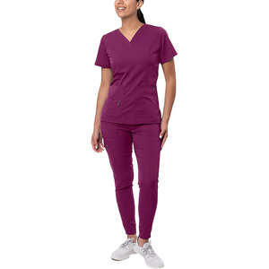Wholesale Pharmacy Medical Woven Scrubs Uniforms Fashionable Custom Hospital Jogger Scrub <b>Sets</b> for <b>Doctors</b> and Nurses - Product Image 4