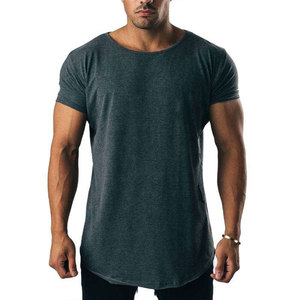 Camiseta de Verano de Manga Corta con Cuello Redondo para Hombre, 100% Algodón, Transpirable, de Secado Rápido, para Gimnasio, Running y Entrenamiento - Product Image 1
