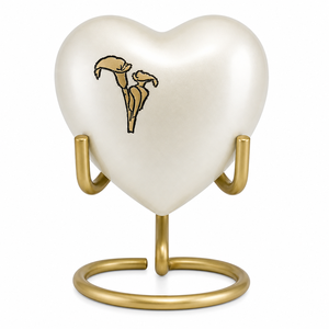 Black Brass Eagle with Flag Engraved Heart Shaped <b>Keepsake</b> Cremation <b>Memorial</b> <b>Keepsakes</b> Urn for Funeral Ashes - Product Image 3