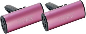 CLIPIA Refillable <b>Car</b> Air Vent Freshener <b>Clip</b> - Fresh Shower G-77 (Metallic Pink) - Product Image 1