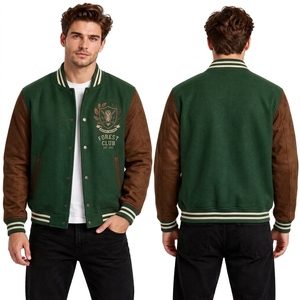 Asymmetric Black Grey Contrast Body <b>Jacket</b> Urban <b>Line</b> Graphic Breathable High Quality Casual Streetwear Letterman <b>Jackets</b> - Product Image 4