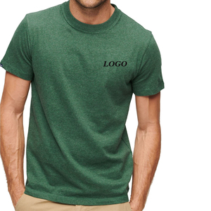 Custom Logo Men's T Shirt Heavyweight Cotton Crew Neck Regular Fit Streetwear Summer ClothingWith Front Logo Print <b>Tshirt</b> 2026 - Product Image 2