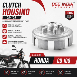 Boîtier d'embrayage de moto pour CD 100, assemblage de panier d'embrayage de qualité OEM, pièce de rechange de transmission durable - Product Image 2