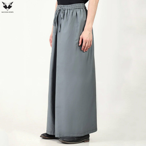 Pantalones Islámicos Modestos para Hombre, Estilo Izar Lungi con Bolsillo con Cremallera, Cintura Elástica, Mezcla de Algodón, Transpirables, de Secado Rápido, Suaves y Cómodos - Product Image 3