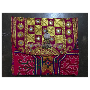 Vintage Tribal Banjara <b>Bags</b> Handmade Ethnic <b>Boho</b> Embroidered <b>Bag</b> Cotton Shoulder <b>Bag</b> with Mirror Work for Women Fashion Use - Product Image 1