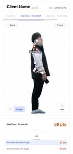 Analizador Corporal Inteligente Bodydot BDF1000 con IA, Marco de Aleación de Aluminio Flexible, No Plegable, Seguimiento de Postura Corporal Completa - Product Image 4