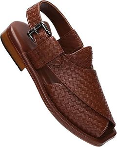 Calzado Deportivo Peshawar Chappal de Moda, Impermeable, Transpirable, de Alta Calidad, en PVC y Cuero Genuino, Duradero - Product Image 4