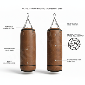 Saco de Boxeo de Cuero Marrón Personalizado OEM ODM, Moderno, para Entrenamiento de Boxeo, MMA, Gimnasio, Equipo de Fitness en Casa, Sacos de Boxeo para Combate - Product Image 2