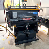 Excellent prix boîte de papier en carton découpe manuelle rainage main chargeur carton fabrication Machine faisant boîte en carton