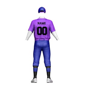 2026 Custom Baseball Jersey Uniform Set Sublimated Button Design Breathable Anti UV Teamwear OEM Wholesale - Product Image 3