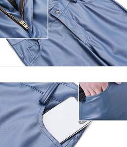 Pantalon cargo en cuir de vache véritable pour homme, avec empiècements matelassés, pantalon cargo en cuir à boutons pression pour homme - Product Image 6