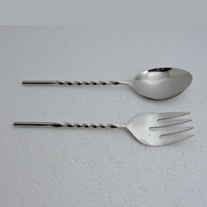 Ensemble de saladiers de cuisine en acier inoxydable LFGB de qualité supérieure avec poignée en résine en forme de cœur, ustensiles de table pour la cuisine - Product Image 3