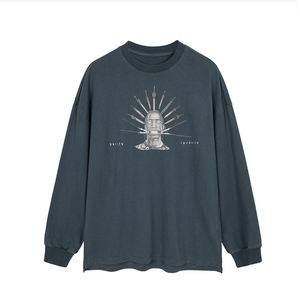 Sweat-shirts à col rond vierges de haute qualité en molleton de coton, personnalisables, vente en gros, fabricant - Product Image 2