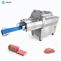 Scie à viande et à os électrique professionnelle, machine à découper la viande congelée et le poulet pour boucherie