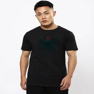 T-shirts de sport unis personnalisables avec logo, impression sur mesure, coupe ample, épaules dénudées, pour hommes, en coton, col rond, été 2022 - Product Image 1