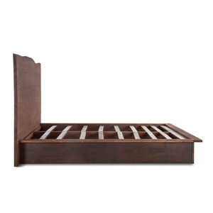 Modern American Style Acacia Wood Handcrafted Platform <b>Bed</b> Minimalist Durable Large King Size <b>Bed</b> for Bedroom - Product Image 4