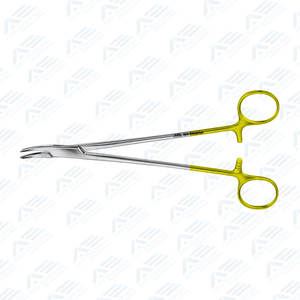 Instrument médical chirurgical, forceps orthopédiques, porte-aiguilles, forceps Durogrip Tc Heaney, porte-aiguilles incurvé - Product Image 6