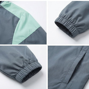 Chaqueta Cortavientos Unisex con Capucha, Impermeable, Anti-UV, Deportiva, Ligera, Gris Verde Menta, para Actividades al Aire Libre - Product Image 2