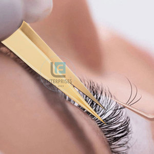 Pince à épiler pour extensions de cils en acier inoxydable 2026 Beauty & Tools, nouveau style, légère et durable - Product Image 6