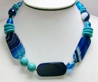 Kalung Resin Lukis Tangan Tahan Air Buatan India untuk Wanita, Aksesoris Fashion Trendi Bertema Makanan & Cinta, Pasokan Grosir