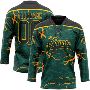 เสื้อฮอกกี้น้ำแข็งทีม MONRAZ แบบสั่งทำพิเศษ แขนยาว พิมพ์ลายแบบ Sublimated คอวี ระบายเหงื่อได้ดี ผลิตจากโพลีเอสเตอร์ สำหรับผู้ใหญ่ ใส่ได้ทั้งชายและหญิง ทรงเข้ารูป น้ำหนัก 220 กรัม - Product Image 1