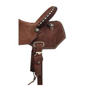 Selle anglaise en cuir véritable avec arceau en bois pour l'équitation, le dressage et les courses, prix abordable - Product Image 6