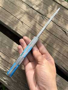 Cuchillo de Caza Personalizado Hecho a Mano con Acero D2, Grabado a Mano, Mango de Hueso con Bolster Grabado, Hoja de 6-7.9 Pulgadas, Cuchillo Multiusos para Exteriores - Product Image 2