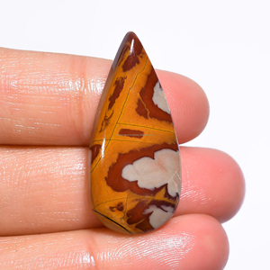 Cabujón de piedras preciosas sueltas de jaspe Noreena natural, tamaño personalizable de varias formas para la fabricación de joyas - Product Image 2