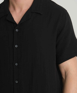 Ensemble short et t-shirt imprimé pour homme – Col montant, tissu rafraîchissant, idéal pour la plage - Product Image 6