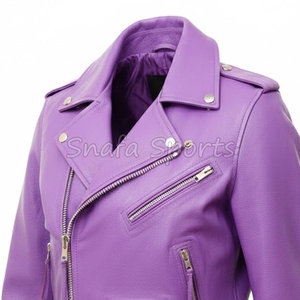 Chaqueta de cuero para mujer, diseño clásico con un toque moderno, perfecta para el uso diario y conjuntos elegantes. - Product Image 3