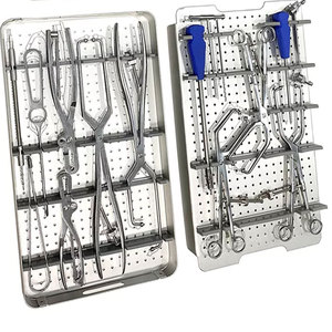 High Quality Orthopedic Reconstruction Plate <b>Instrument</b> Set Surgical <b>Instruments</b> Kit German Stainless Steel CE ISO Certified - Product Image 2