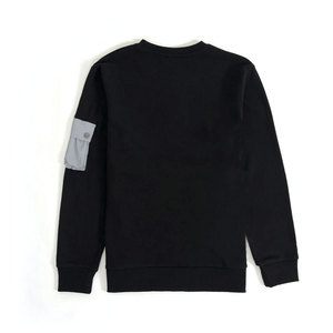 เสื้อสเวตเชิ้ตผ้าฝ้ายฟลีซสีพื้นแบบเรียบง่ายสำหรับผู้ชาย ออกแบบโลโก้ได้ตามต้องการ ทรงปกติ - Product Image 4