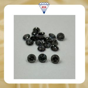 Offre Spéciale : Spinelle Grise Naturelle Ronde Taille Brillant 6mm Calibrée, Pierre Précieuse Non Traiter, Qualité Supérieure de Tanzanie, Vente en Gros - Product Image 2