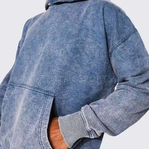 Sudaderas con Capucha de Algodón 100% Fabricadas en Pakistán, Lavado Ácido, Ropa Casual, Logotipo Personalizado, Forro Polar Impermeable - Product Image 5