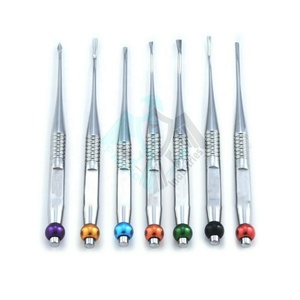 Mejor fabricante Pissco para el juego de 7 elevadores de luxación PDL Consejos precisos Veterinario quirúrgico dental con su propia marca - Product Image 1
