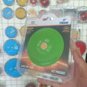 Disque abrasif diamanté HGP 100 mm haute dureté, lame fine de 1 mm pour meuleuse d'angle, verre, carrelage, granit, marbre, coupe à bord lisse, OEM - Product Image 3