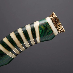 Cuchillo Bowie Personalizado de Hoja Fija de Acero de Damasco con Mango de Resina, Fabricante Mayorista de Cuchillos para Exteriores, Cuchillo Bowie de Damasco al por Mayor - Product Image 3