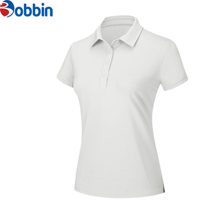 Chemise décontractée respirante pour femme à manches courtes, unie, confortable, pour le sport, la course et le golf, fabrication sur mesure en marque blanche - Product Image 2