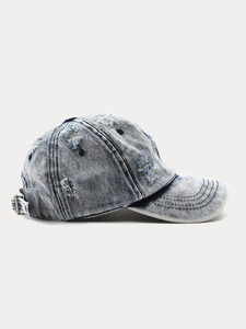 Gorra Oversize Desgastada Estilo Streetwear Lavada Unisex de Perfil Bajo Proveedor OEM Gorra de Béisbol Desgastada para Skater - Product Image 6