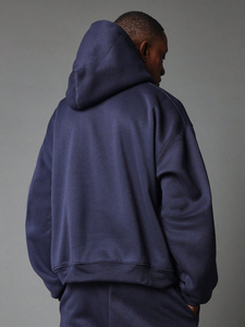 Sweat à capuche unisexe épais et ample, personnalisable avec logo, 500 GSM, 100 % coton molletonné, coupe décontractée - Product Image 5