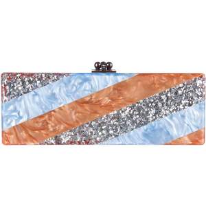 Pochette pour femme artisanale de qualité supérieure en résine et cristal, accessoire de mode - Product Image 2