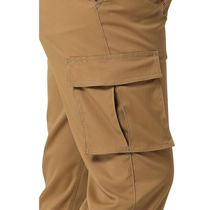 Men's Brown Utility <b>Cargo</b> <b>Pants</b> Durable Straight Leg Multi Pocket Outdoor Bottoms For Hiking <b>Work</b> And Daily Wear - Product Image 5