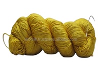 Logo gratuit Design Strong Nature fil de soie pur non teint pour broderie tissage tricot à la main doux OEM personnalisé recyclé brut