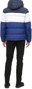 Latest Design Bubble <b>Jackets</b> Winter Wear Fashion <b>Lightweight</b> Warm Hooded Color Block Puffer <b>Jacket</b> for <b>Men</b> - Product Image 5