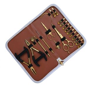 Pince à sertir plate en acier inoxydable de qualité chirurgicale, outil à boucle, fil pour perruque, kit complet d'outils professionnels pour extensions de cheveux - Product Image 2