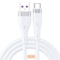 A4T nueva tendencia 1M TPE tipo C cargador carga rápida USB Cables de datos para Samsung para uso en computadora Compatible Urus USB2.0 línea de datos