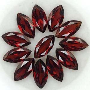 Pierre précieuse grenat du Mozambique authentique, pierre brute de qualité supérieure, grenat facetté taille marquise pour bagues, boucles d'oreilles et bijoux - Product Image 4
