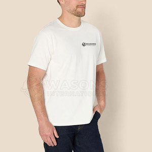 T-shirt en coton de qualité supérieure à col rond, tissu en coton doux, coupe confortable pour un usage régulier - Product Image 4